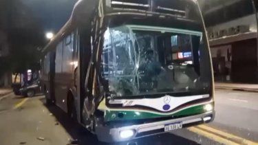 Accidente de Colectivos en Recoleta: 14 Heridos