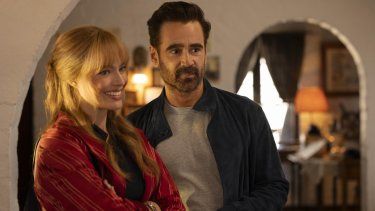 Margot Robbie y Colin Farrell en El Gran Viaje de tu Vida