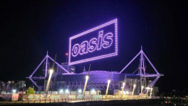 Oasis inicia su gira de reunión con un espectacular show de drones
