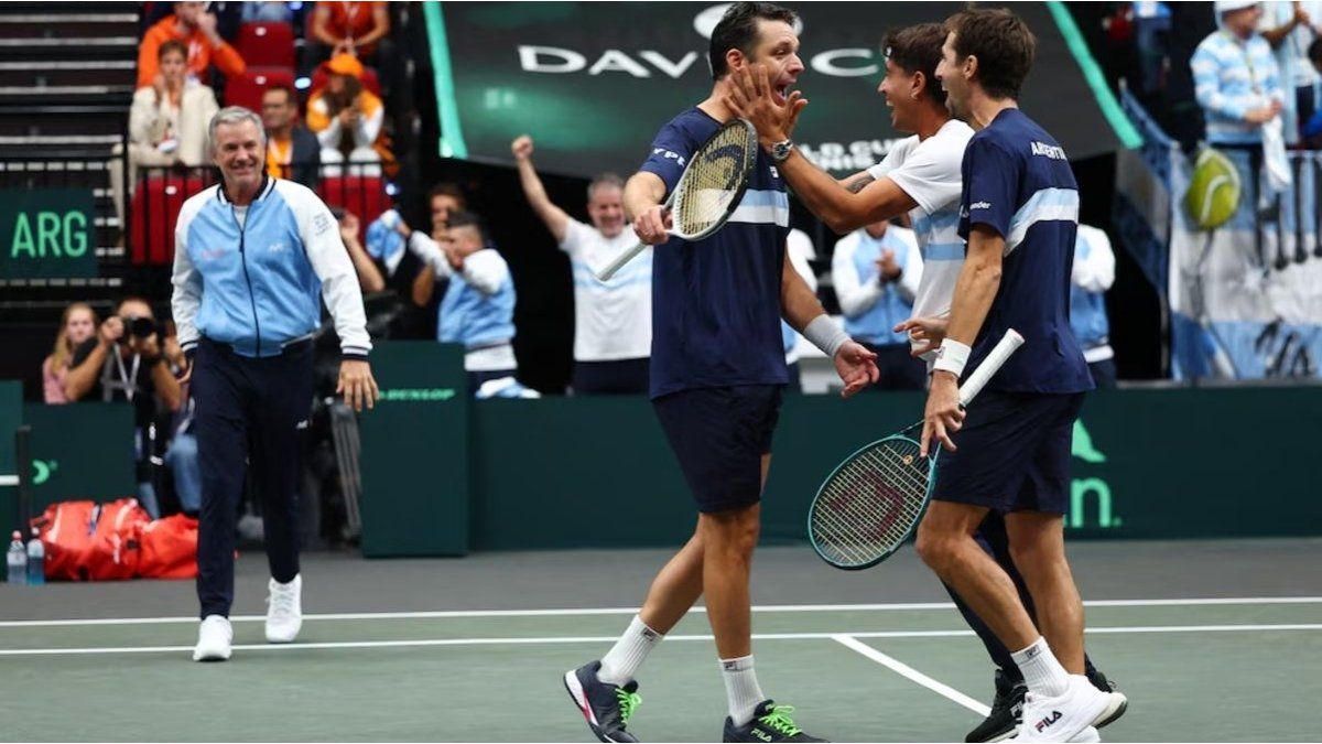 Argentina derrotó a Países Bajos y avanzó al Final 8 de la Copa Davis