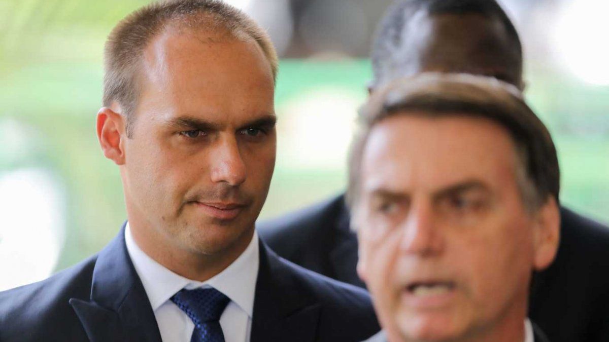Eduardo Bolsonaro adelantó que si la justicia falla contra su padre, EEUU impondría nuevas sanciones
