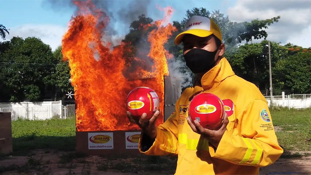 el invento que te permite apagar incendios en solo segundos