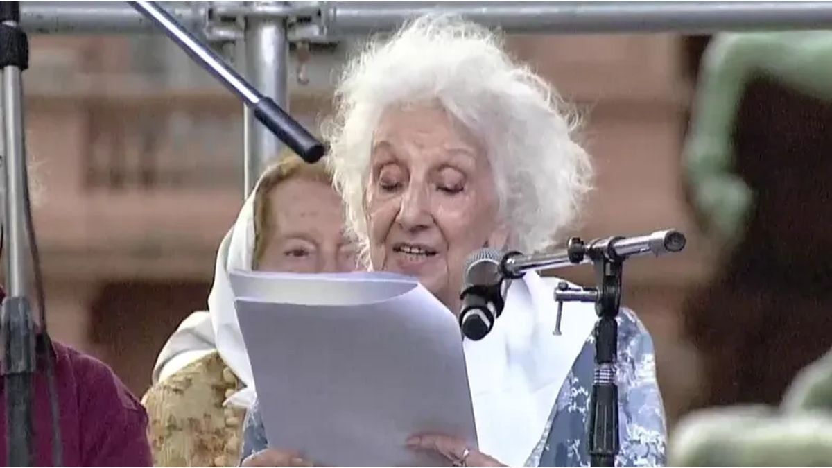 Estela de Carlotto fue internada en La Plata