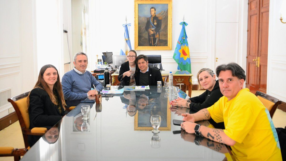 Axel Kicillof se reunió con Ian Moche para discutir políticas para el sector de discapacidad en Provincia