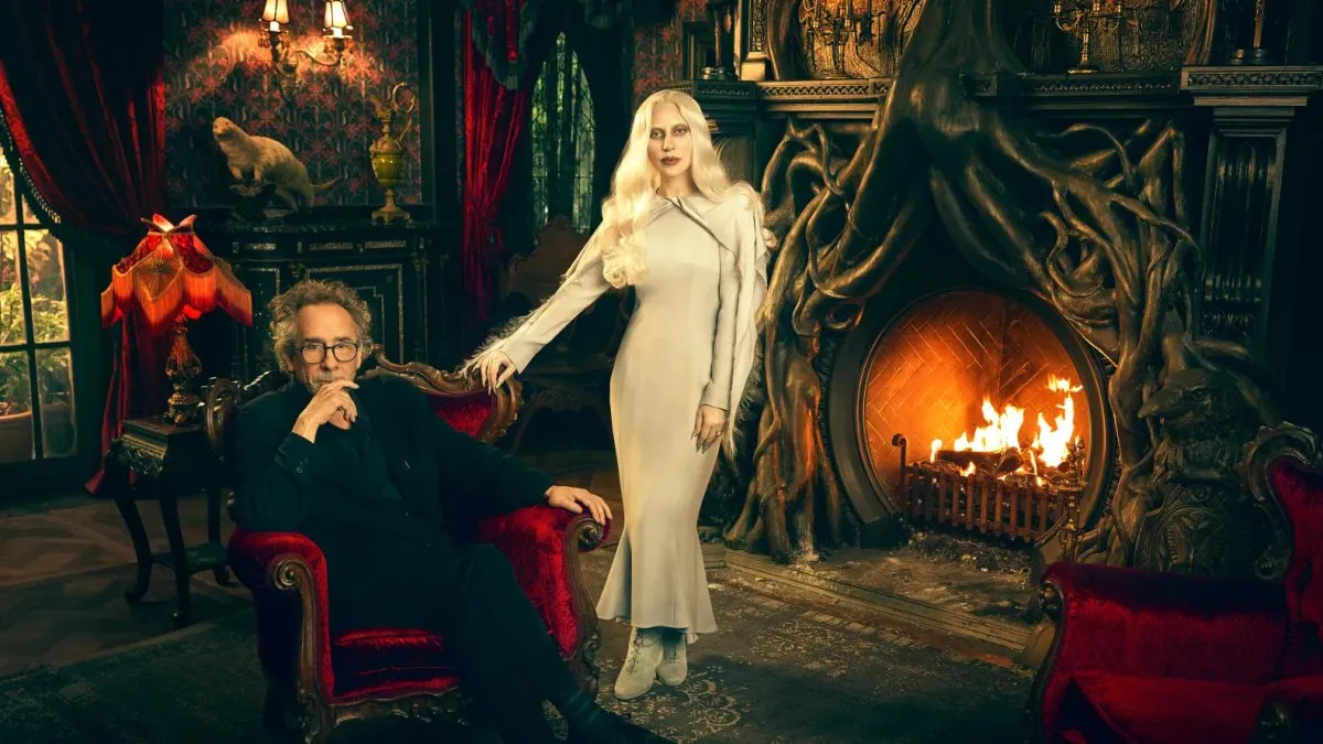 Lady Gaga y Tim Burton presentaron el video de The Dead Dance, su nueva canción para la serie Merlina