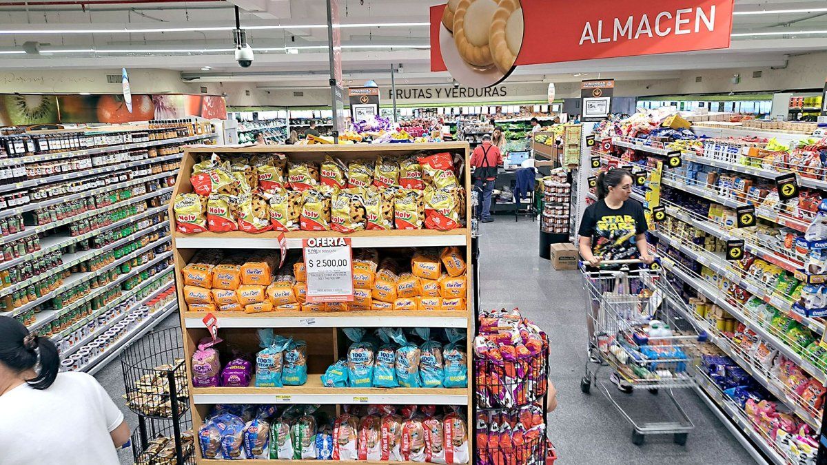 los supermercados sufrieron su peor caída mensual desde diciembre de 2023