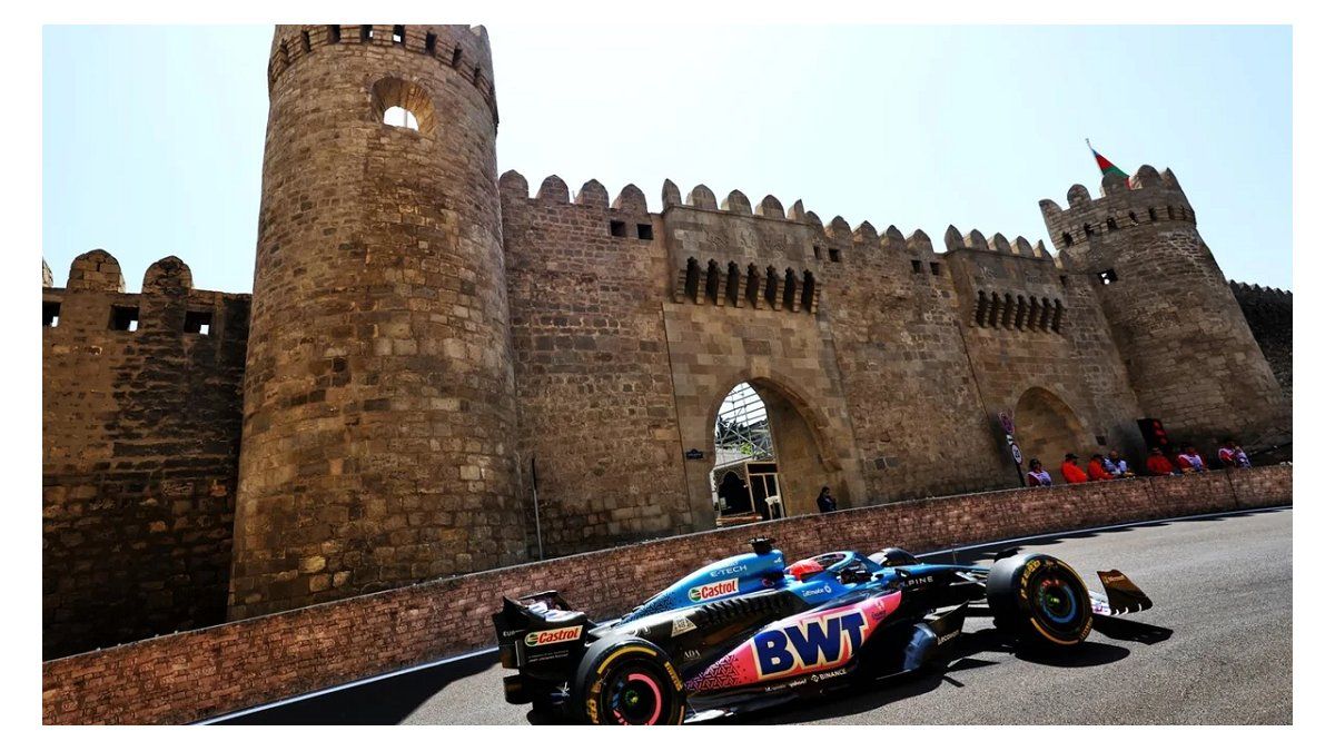 así es una vuelta en el GP de Azerbaiyán, próxima carrera de Franco Colapinto