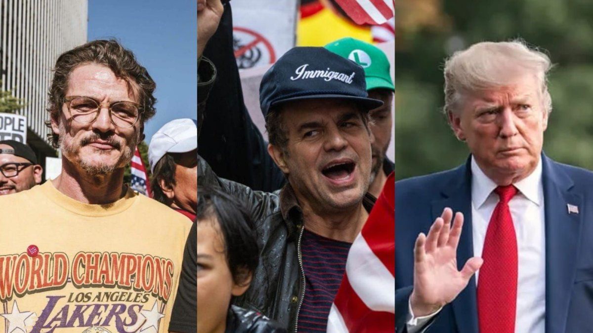 Pedro Pascal, Mark Ruffalo, Susan Sarandon y más artistas fueron parte de las masivas marchas contra Donald Trump