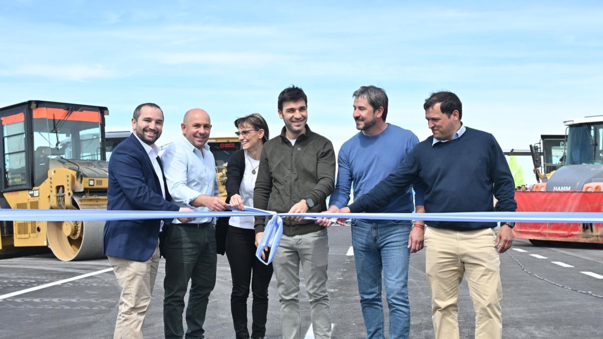 Ignacio Torres inauguró obras financiadas con fondos provinciales en la Autovía Puerto Madryn-Trelew