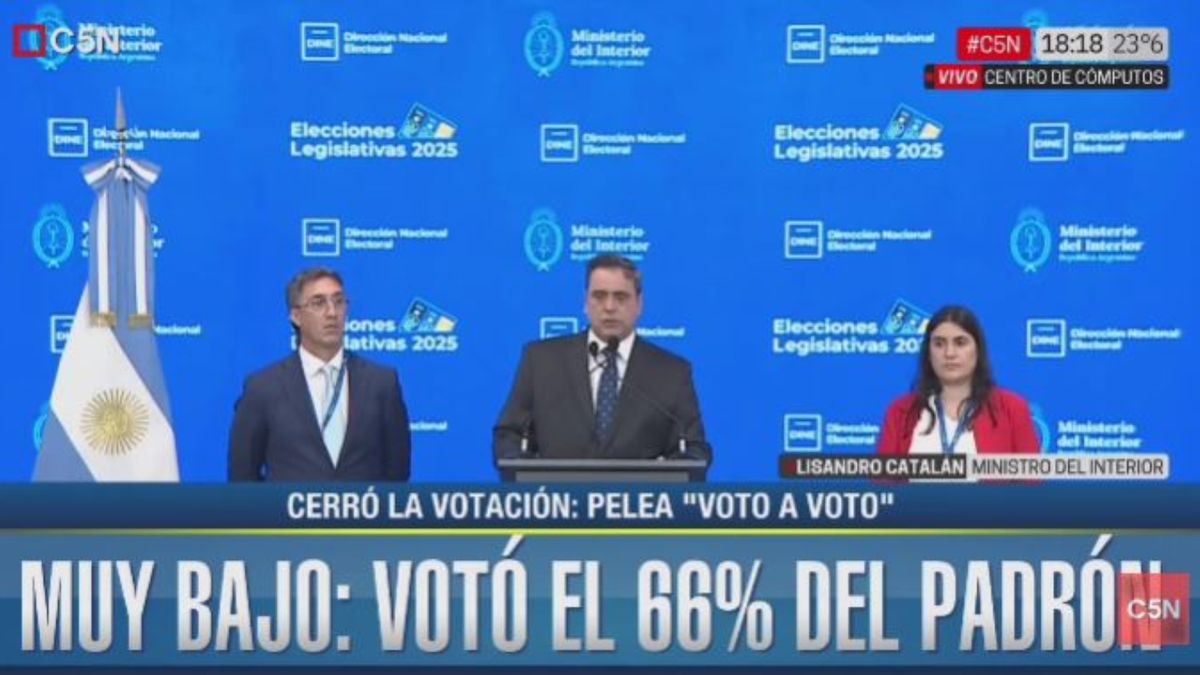 Lisandro Catalán destacó la jornada de votación y el debut de la Boleta Única de Papel: "No tuvimos reportes de incidentes"