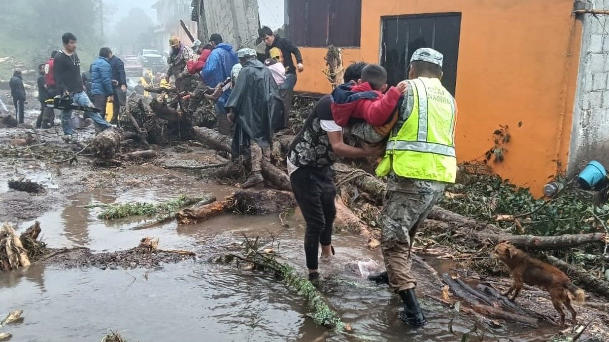 Lluvias torrenciales en México causan más de 40 muertos y graves daños en infraestructura