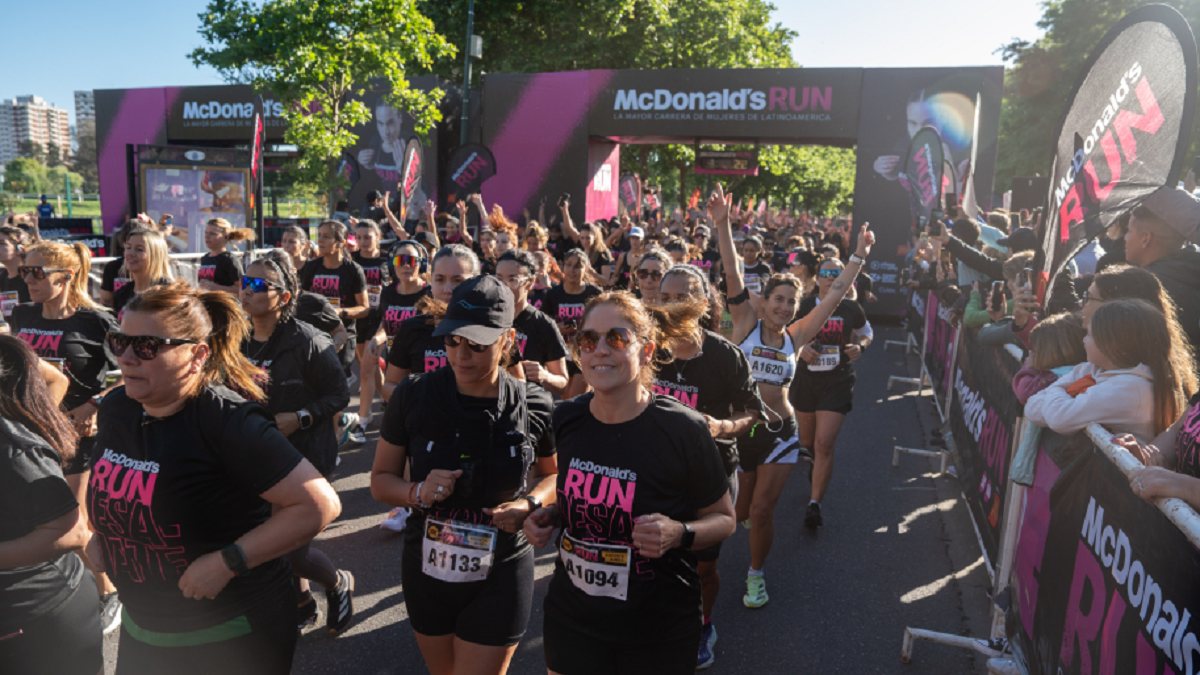 Más de 5000 mujeres corrieron la McDonalds Run en San Isidro