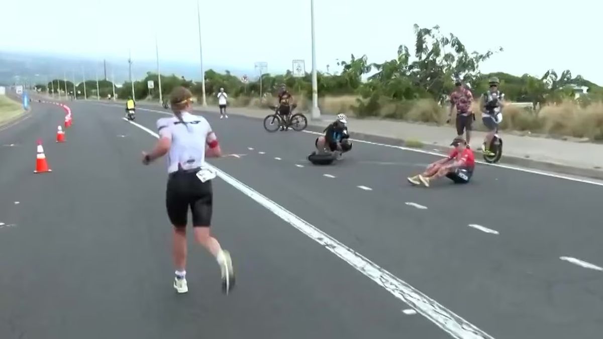 una atleta colapsó a metros de la meta y su rival se consagró campeona