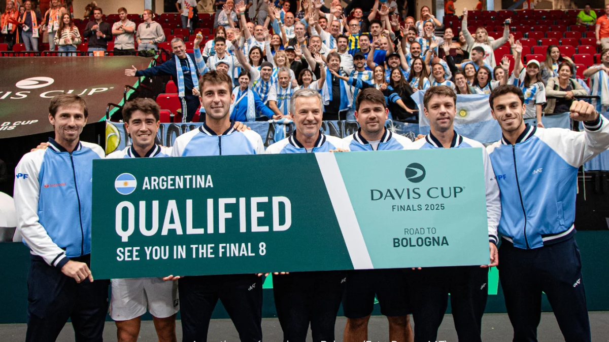 Se viene el Final 8 de la Copa Davis 2025, donde Argentina enfrenta a Alemania