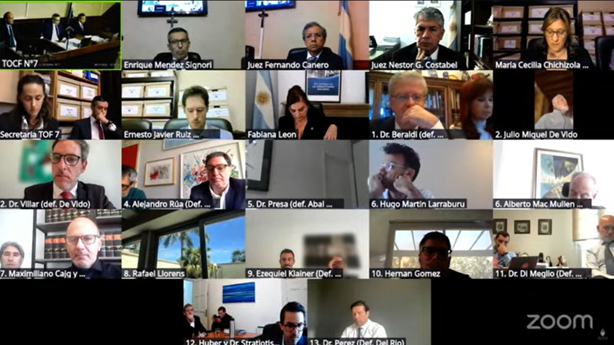 el tribunal leyó la acusación contra Cristina Kirchner por asociación ilícita