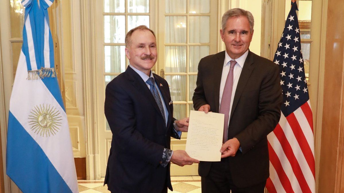 Pablo Quirno recibió a Peter Lamelas, el nuevo embajador de EEUU en la Argentina