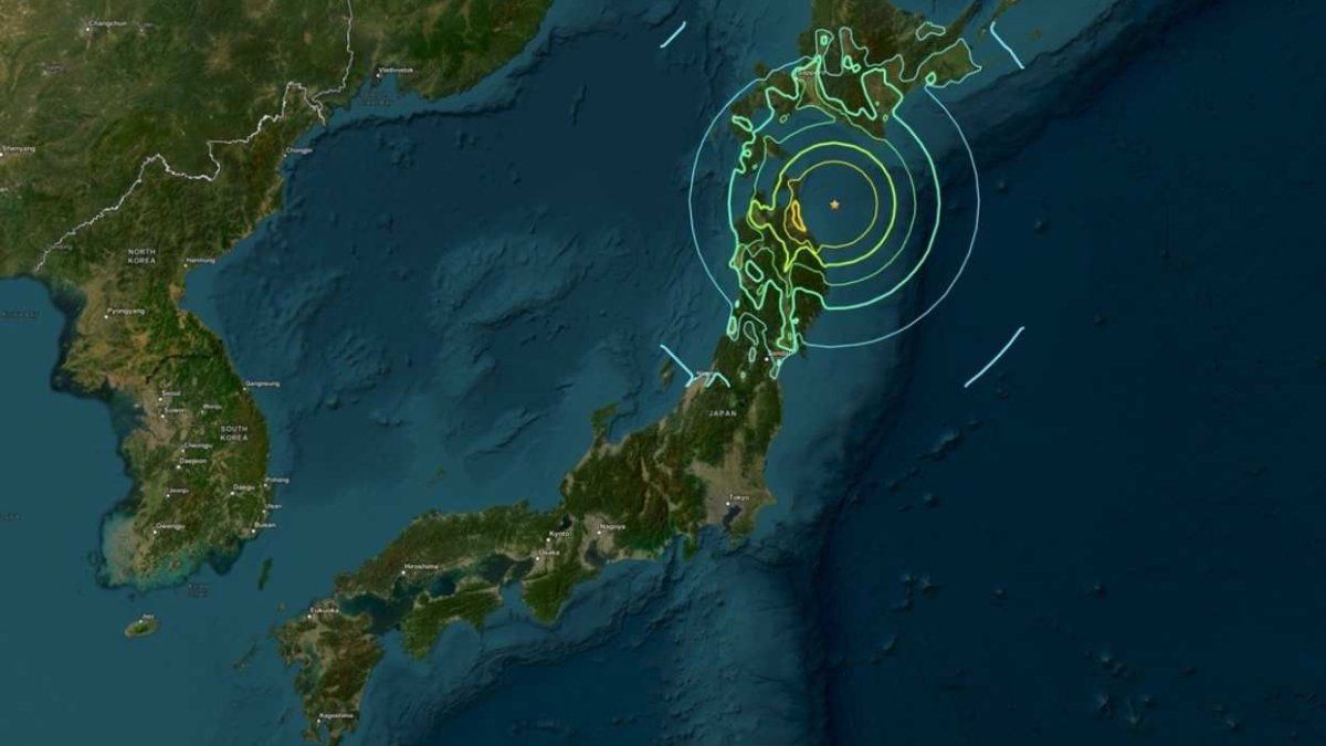 Japón emitió una alerta de tsunami por un terremoto de 7,6 en la escala de Richter