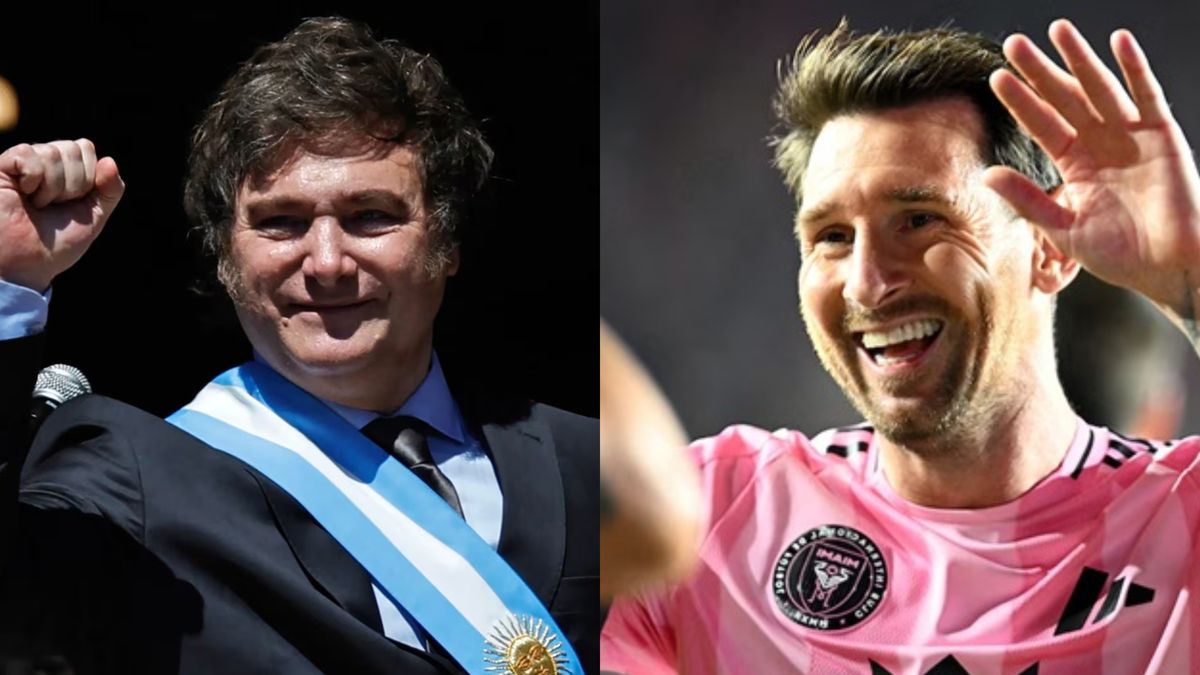 Javier Milei celebró el título de Lionel Messi con Inter Miami, en medio de los cruces entre el Gobierno y la AFA