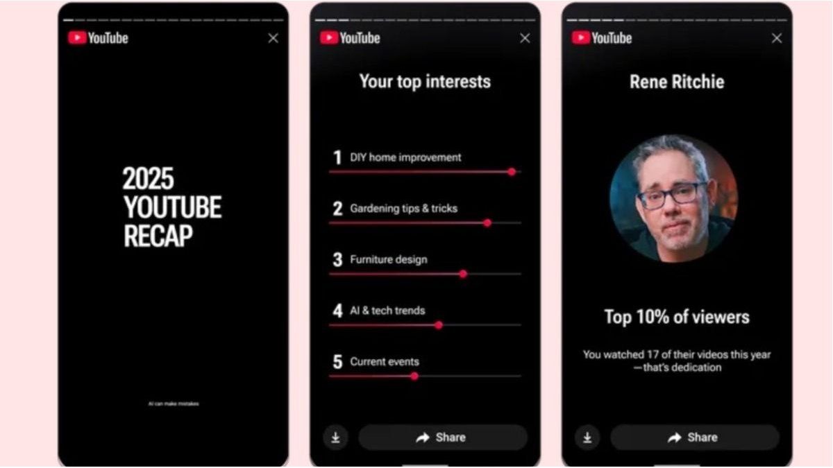 YouTube lanza sus resúmenes de fin de año: cuándo estarán disponibles y cómo verlos
