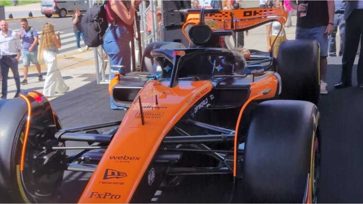 cómo y cuándo ver el auto de McLaren