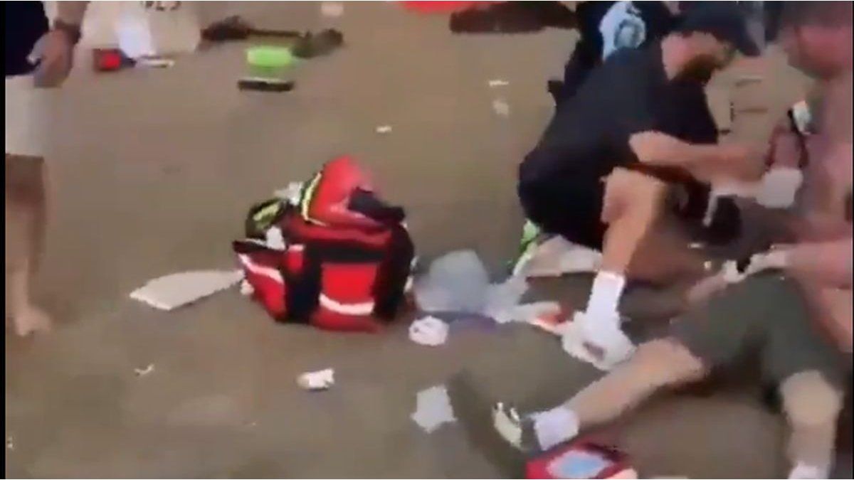 las estremecedoras imágenes del incidente en una fiesta judía que recorren el mundo