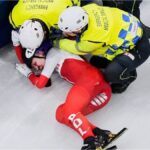 la polaca Kamila Sellier salió en camilla tras un brutal corte en el rostro