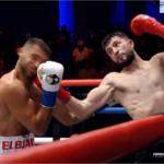 el boxeador ruso Umar Dzambekov derribó a su rival de un solo golpe y se hizo viral
