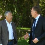 Diego Santilli viajó a Mendoza y se reunió con el gobernador Alfredo Cornejo
