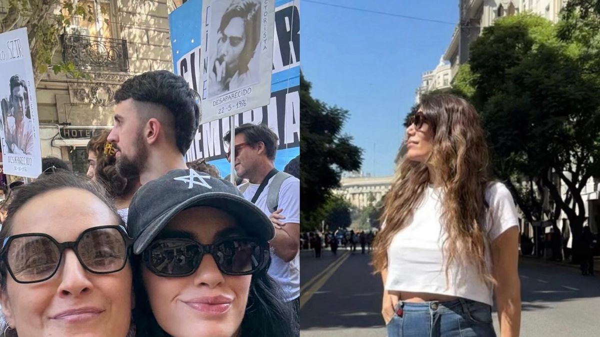 los famosos que se sumaron a la jornada en Plaza de Mayo