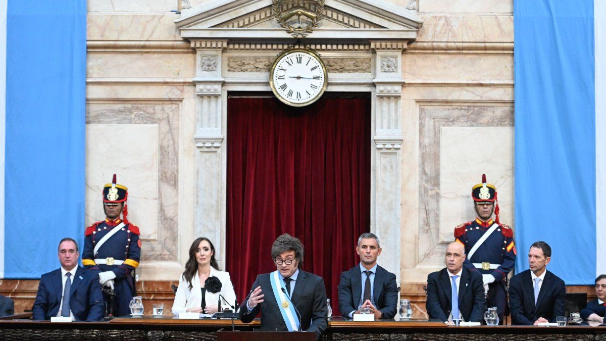 Javier Milei habla en el Congreso y dará los ejes para su gestión política y económica