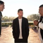Lionel Messi y Chiqui Tapia se mostraron juntos antes de los amistosos de la Selección argentina