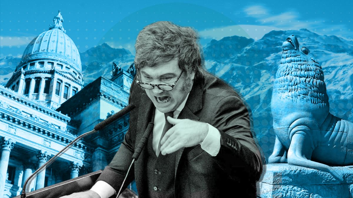 Javier Milei desaforado en el Congreso, menú sin alcohol en Olivos y cumbres de empresarios en el mar y la montaña