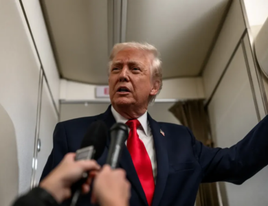 Donald Trump asegura que Irán permitió el paso de diez buques por el estrecho de Ormuz