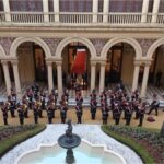 la Orquesta de Granaderos tocó tres temas de ABBA en la Casa Rosada