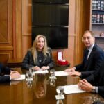 Karina Milei recibió en la Casa Rosada al gobernador de Chaco, Leandro Zdero