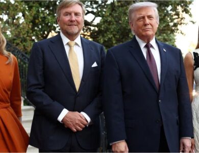 Los reyes de Países Bajos se alojan en la Casa Blanca de Donald Trump y provocan fuertes críticas en su país