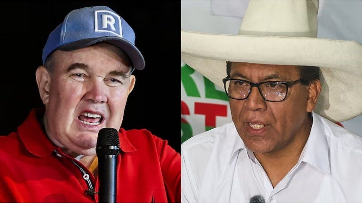 Roberto Sánchez y Rafael López Aliaga compiten por entrar al balotaje