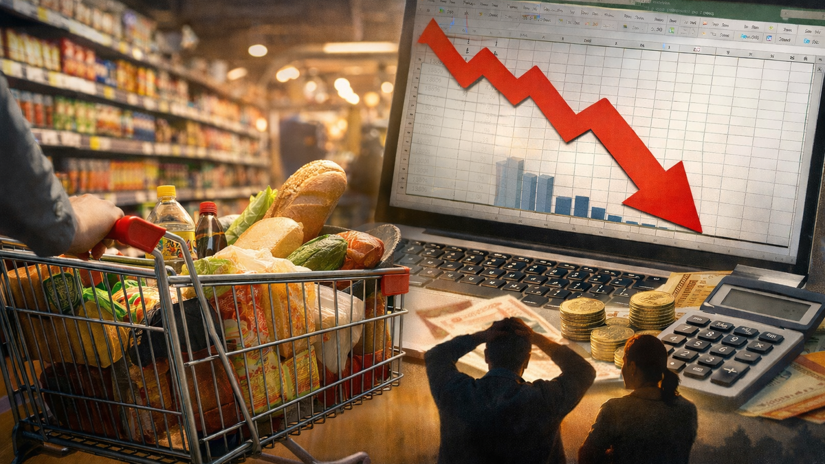 la caída del poder adquisitivo del salario alcanzó el 39,3% desde el 2023