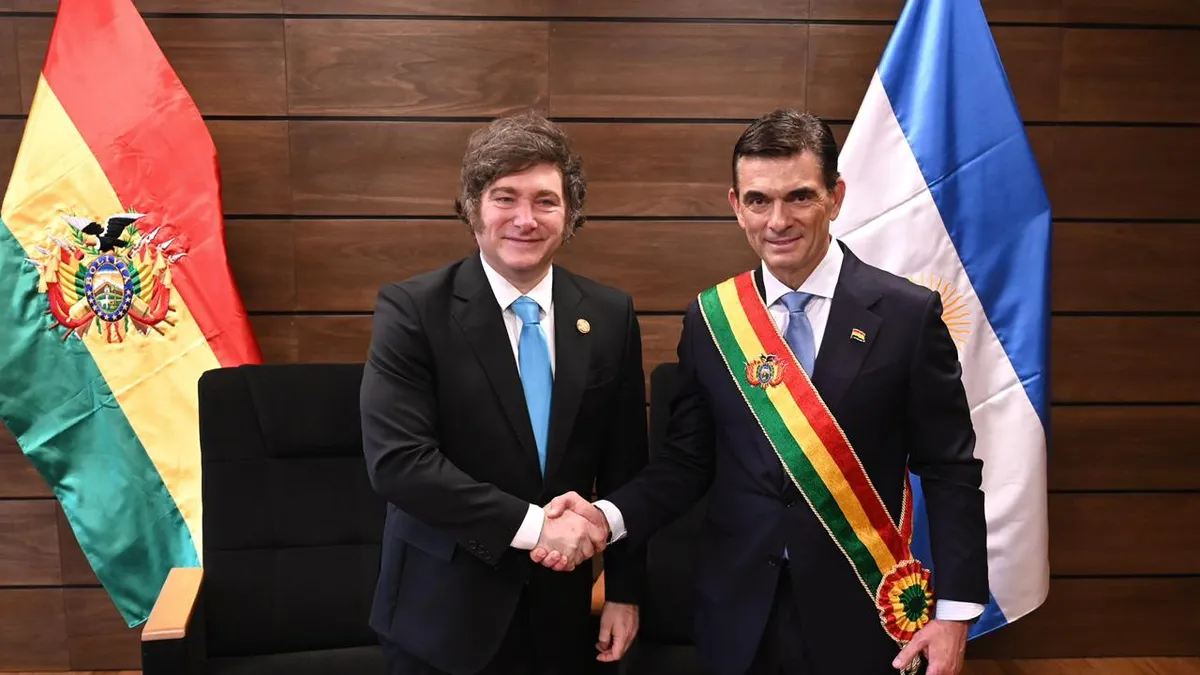 Javier Milei ratificó su respaldo al presidente de Bolivia frente a quienes buscan desestabilizar y obstaculizar el camino de la libertad