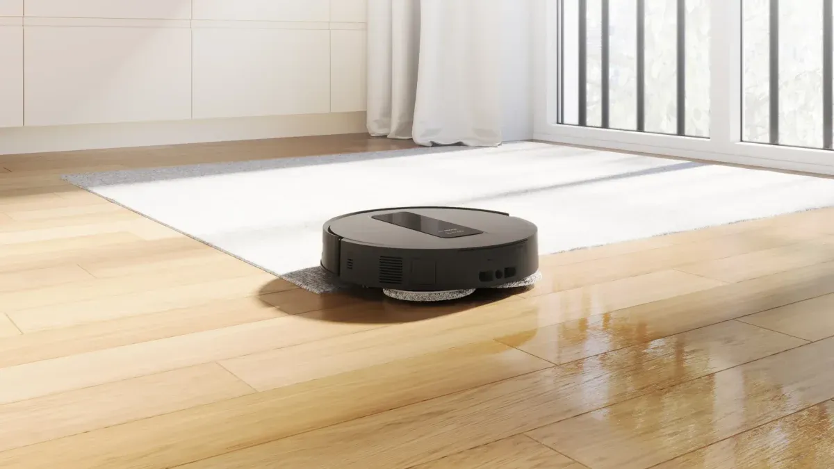 la aspiradora robot que desaparece cuando termina de limpiar