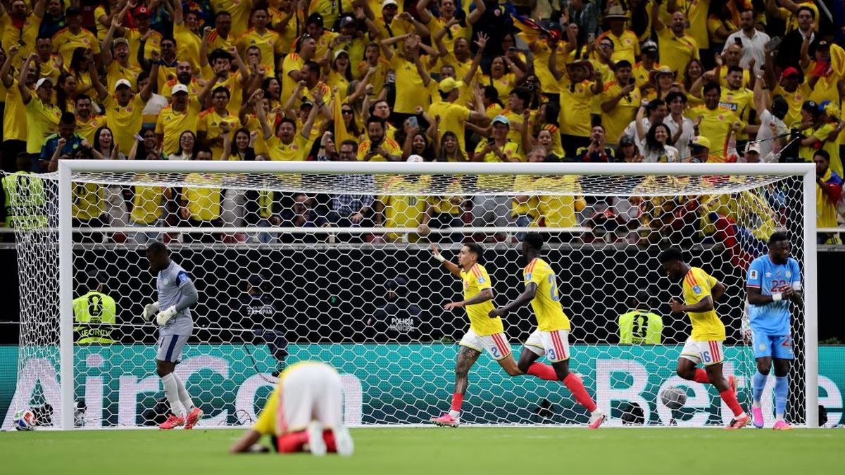 Colombia derrotó a RD Congo y selló su clasificación a la próxima fase