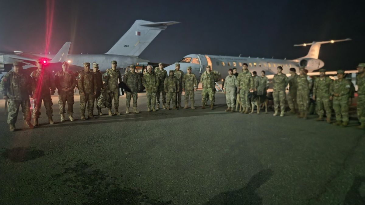 Llegaron los rescatistas argentinos a Venezuela y ya trabajan en la búsqueda de sobrevivientes