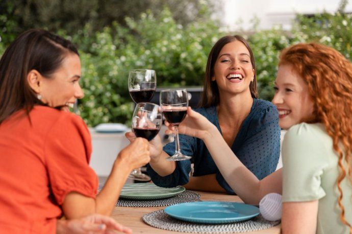 Amigos compartiendo un momento