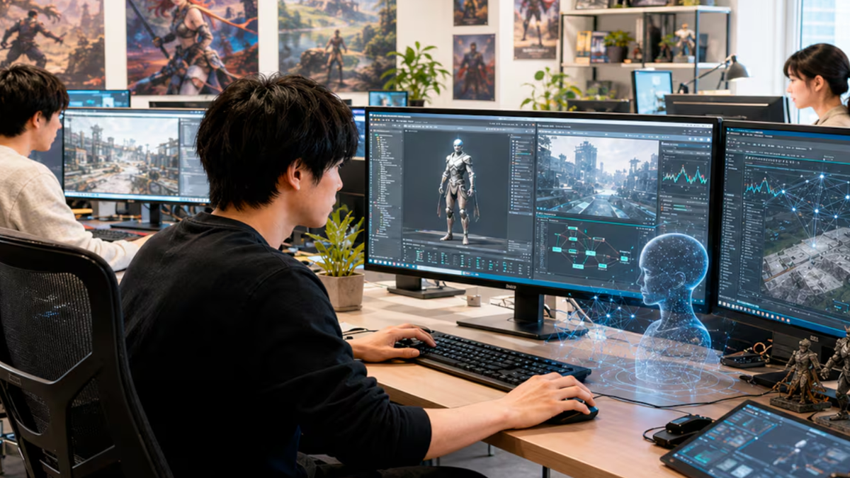 Japón acelera el uso de IA en el desarrollo de videojuegos y transforma la producción del sector